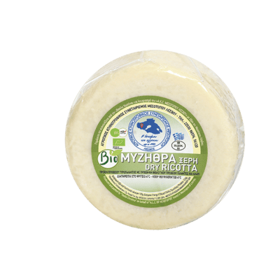 Βιολογική μυζήθρα παραγωγής του Αγροτικού Συνεταιρισμού Μεσοτόπου