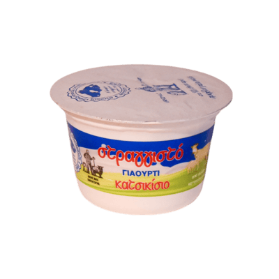 Στραγγιστό κατσικίσιο γιαούρτι παραγωγής του Αγροτικού Συνεταιρισμού Μεσοτόπου