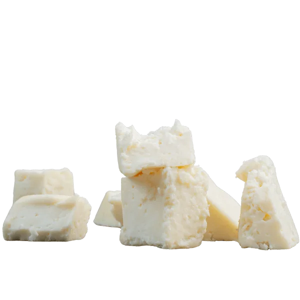 Κομμάτια μυζήθρας παραγωγής του Αγροτικού Συνεταιρισμού Μεσοτόπου