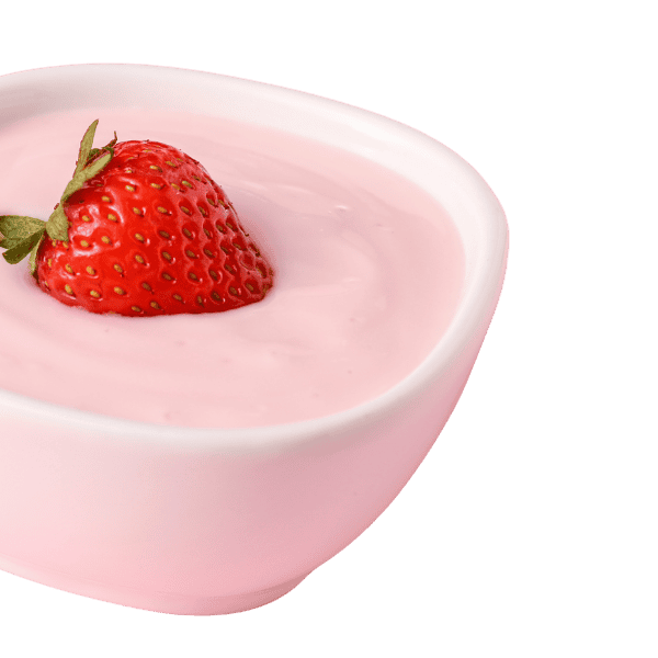 Επιδόρπιο γιαούρτι με γεύση φράουλα παραγωγής Αγροτικού Συνεταιρισμού Μεσοτόπου