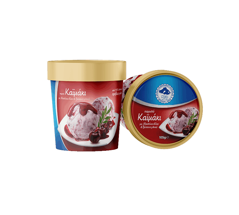 Καϊμάκι παγωτό παραγωγής του Αγροτικού Συνεταιρισμού Μεσοτόπου