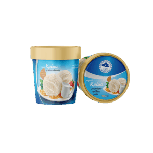 Κρέμα παγωτό παραγωγής του Αγροτικού Συνεταιρισμού Μεσοτόπου