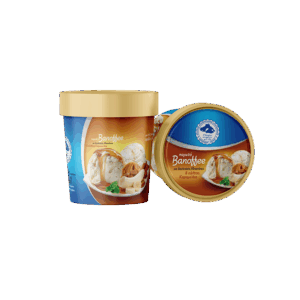 Μπανόφι παγωτό παραγωγής του Αγροτικού Συνεταιρισμού Μεσοτόπου