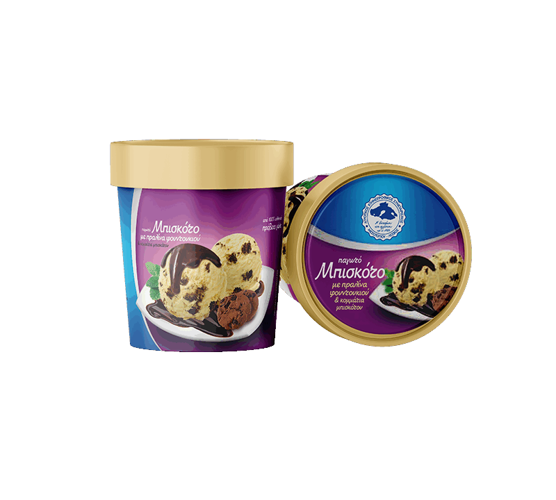 Μπισκότο παγωτό παραγωγής του Αγροτικού Συνεταιρισμού Μεσοτόπου