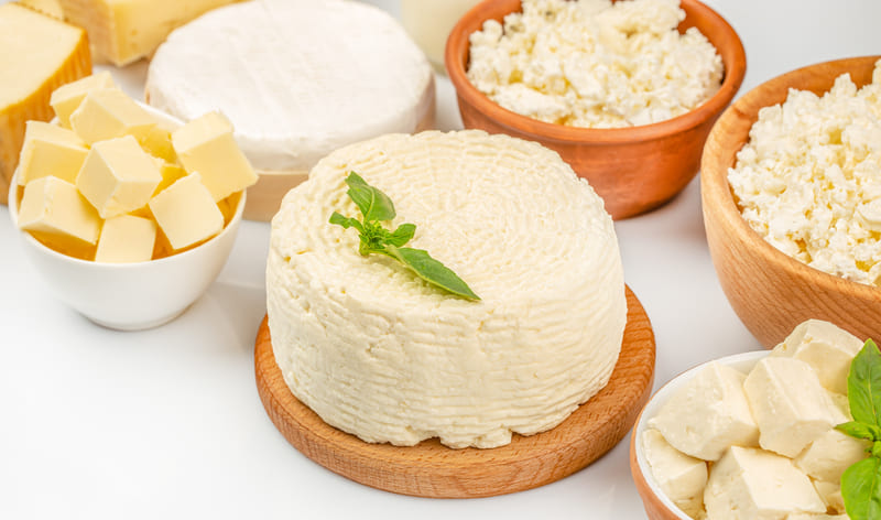 Ποικιλία τυροκομικών προϊόντων
