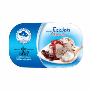 Γιαούρτι βύσσινο παγωτό παραγωγής του Αγροτικού Συνεταιρισμού Μεσοτόπου, οικογενειακό μέγεθος