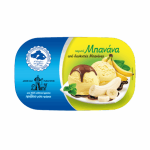 Μπανάνα παγωτό παραγωγής του Αγροτικού Συνεταιρισμού Μεσοτόπου, οικογενειακό μέγεθος