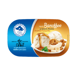 Μπανόφι παγωτό παραγωγής του Αγροτικού Συνεταιρισμού Μεσοτόπου, οικογενειακό μέγεθος