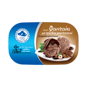 Φουντούκι παγωτό παραγωγής του Αγροτικού Συνεταιρισμού Μεσοτόπου, οικογενειακό μέγεθος